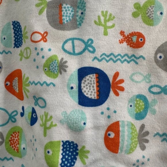 NWT Vitamins Baby 3 Piece Button Up Pajama Set.  9 Months - Picture 6 of 7